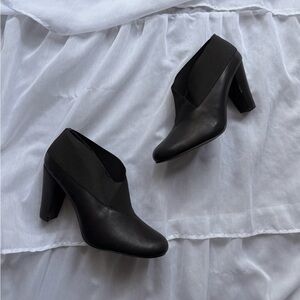 New York Transit Slip On Block Heel Boots